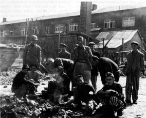 Buchenwald survivors when the U.S. Third Army liberated the camp in 1945.