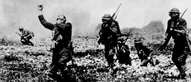 January 29, 1915, a British soldier at the Second Battle of Ypres, in Western Belgium.