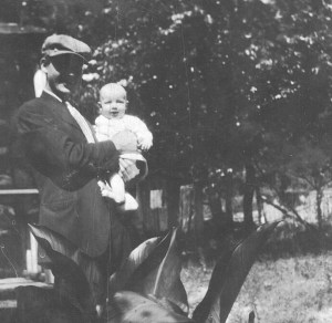 "Rothie" as his Allen family called Daddy, w/Hodge around the time his mother died in 1935.