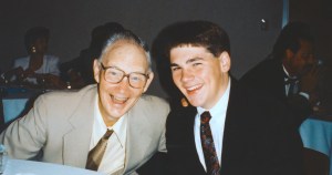 Daddy with his beloved grandson Justin in 1996.