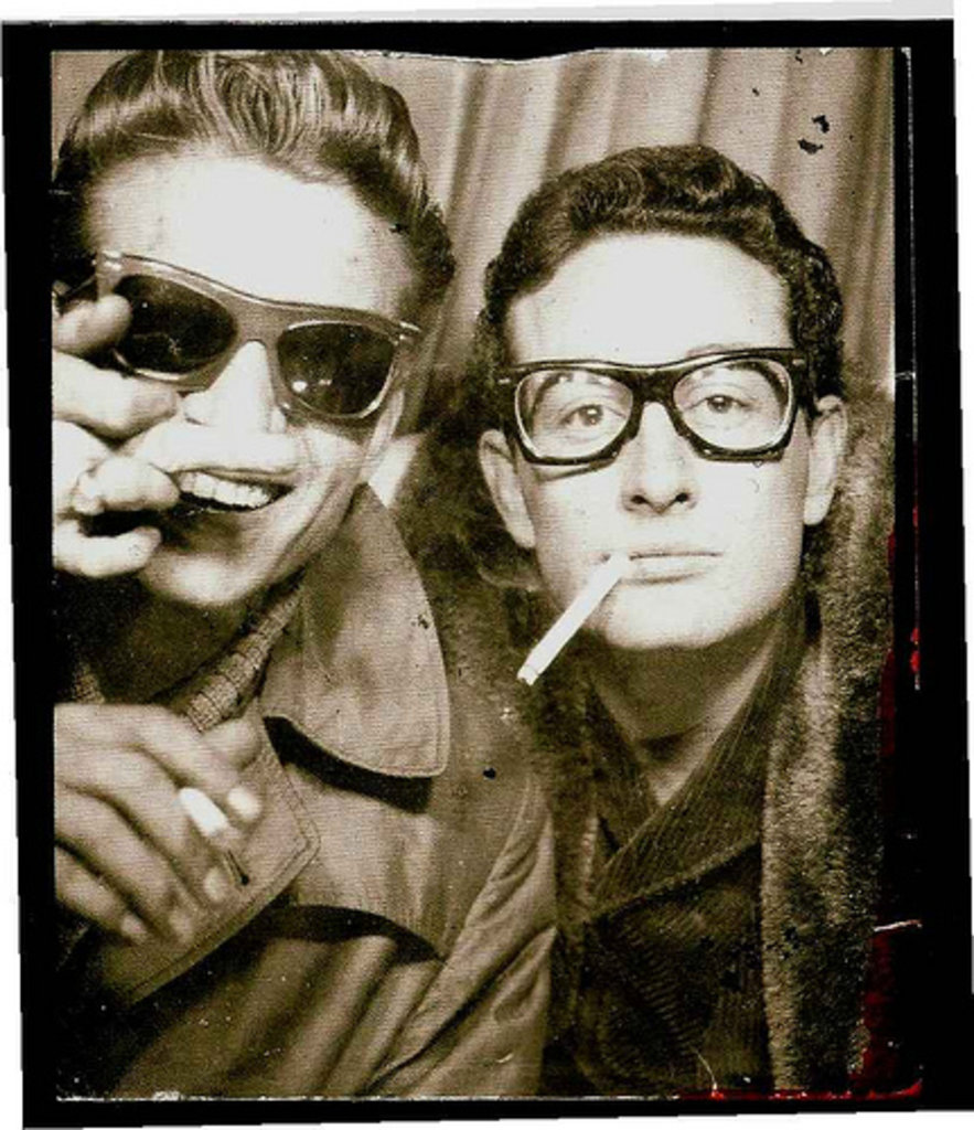 Waylon Jennings and Buddy Holly. 
